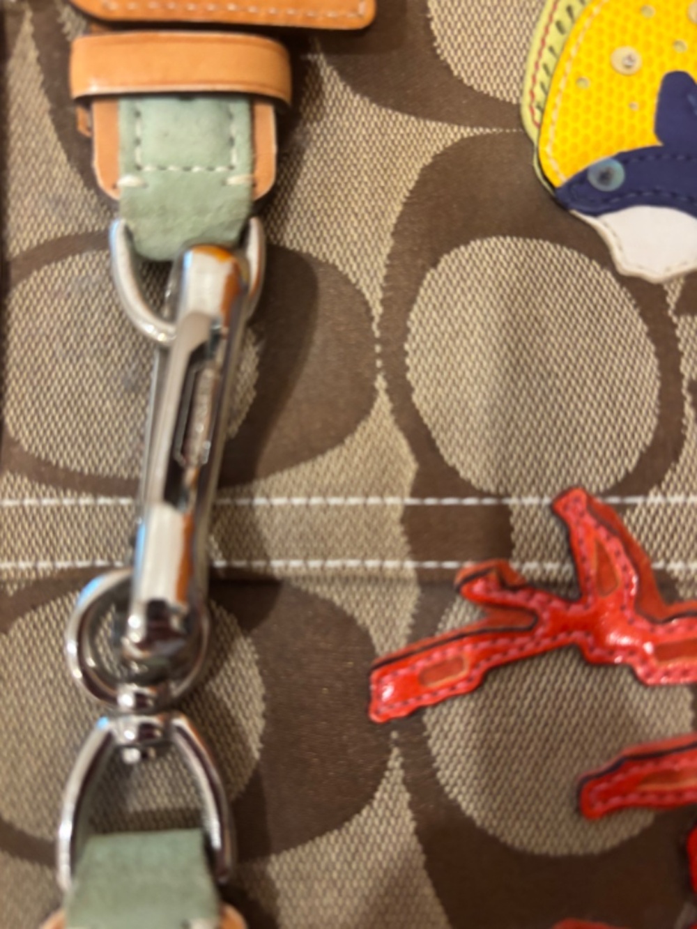 Coach/Limited Coral/Fish Bag/Multi Color - Picture 4 of 8